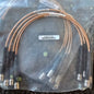Huber+Suhner 140351001502 RF Coaxial Patch Cable Twin QMA Jumper (NEW)