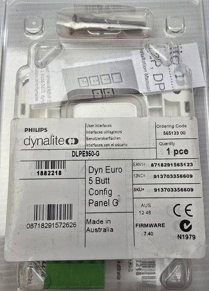 Philips DLPE950-G Dynalite Config Panel