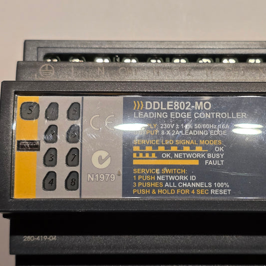 Philips DDLE802-MO Dynalite Leading Edge Controller 8 Ch 2A 230V (Pre-owned)