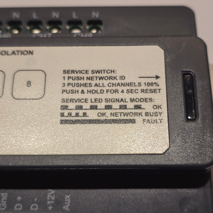 Philips DDLE801 Dynalite Leading Edge Dimmer Controller 8 Channel 1A 240V (Pre-owned)