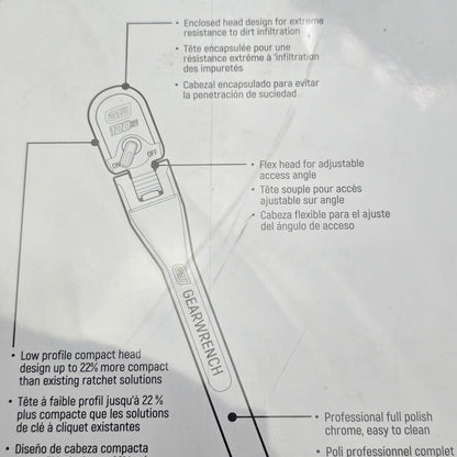 GearWrench 81230XP 4-Piece 120XP Ratchet Set – 1/4" 3/8" 1/2" Drive (NEW Sealed)