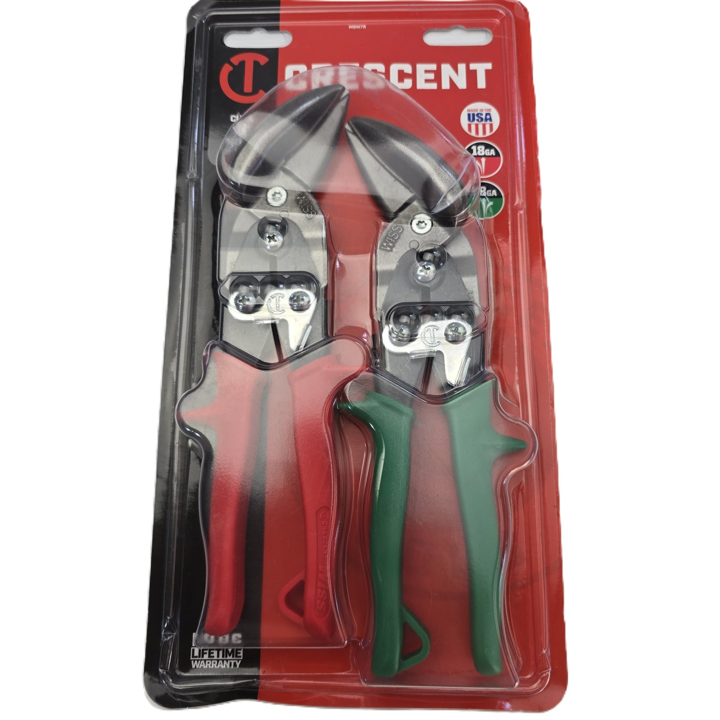 Crescent M6M7R Offset Aviation Snips Set – Left & Right Cut (NEW Sealed)