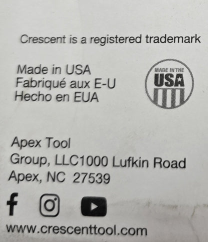 Crescent M6M7R Offset Aviation Snips Set – Left & Right Cut (NEW Sealed)