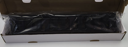 4Cabling 002.008.0002 1RU 19" Cable Management Rail – 12 Slot, 9cm Depth (NEW)