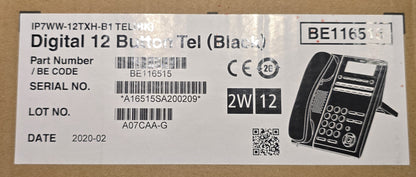 NEC IP7WW-12TXH-B1 BE116515 Digital 12 Button Telephone Black (NEW In Box)