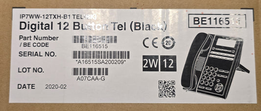 NEC IP7WW-12TXH-B1 BE116515 Digital 12 Button Telephone Black (NEW In Box)