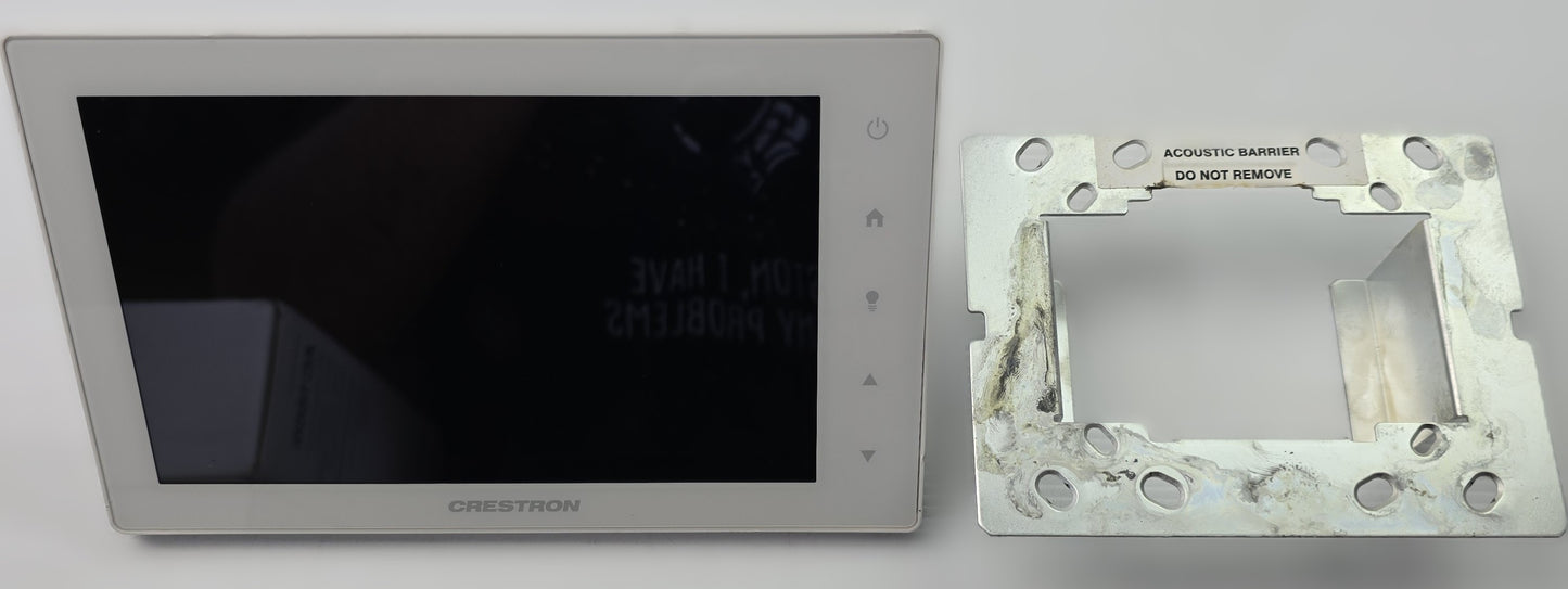 Crestron TSW-750-W-S 7" Touch Screen Wall Mount Control Panel White (Pre-owned)