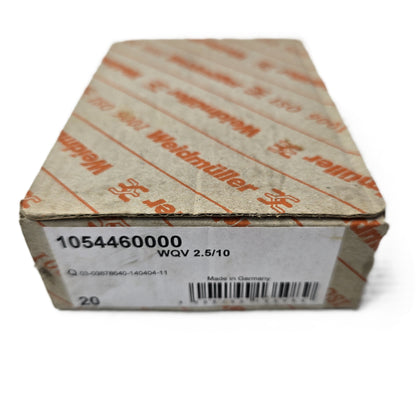 [Box 20] Weidmuller WQV 2.5/10 1054460000 Jumper Bar 10-Pole Cross Connector