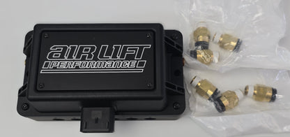 Air-Lift-Performance 72674-13463 Manifold Air Suspension Control & 6 Connectors