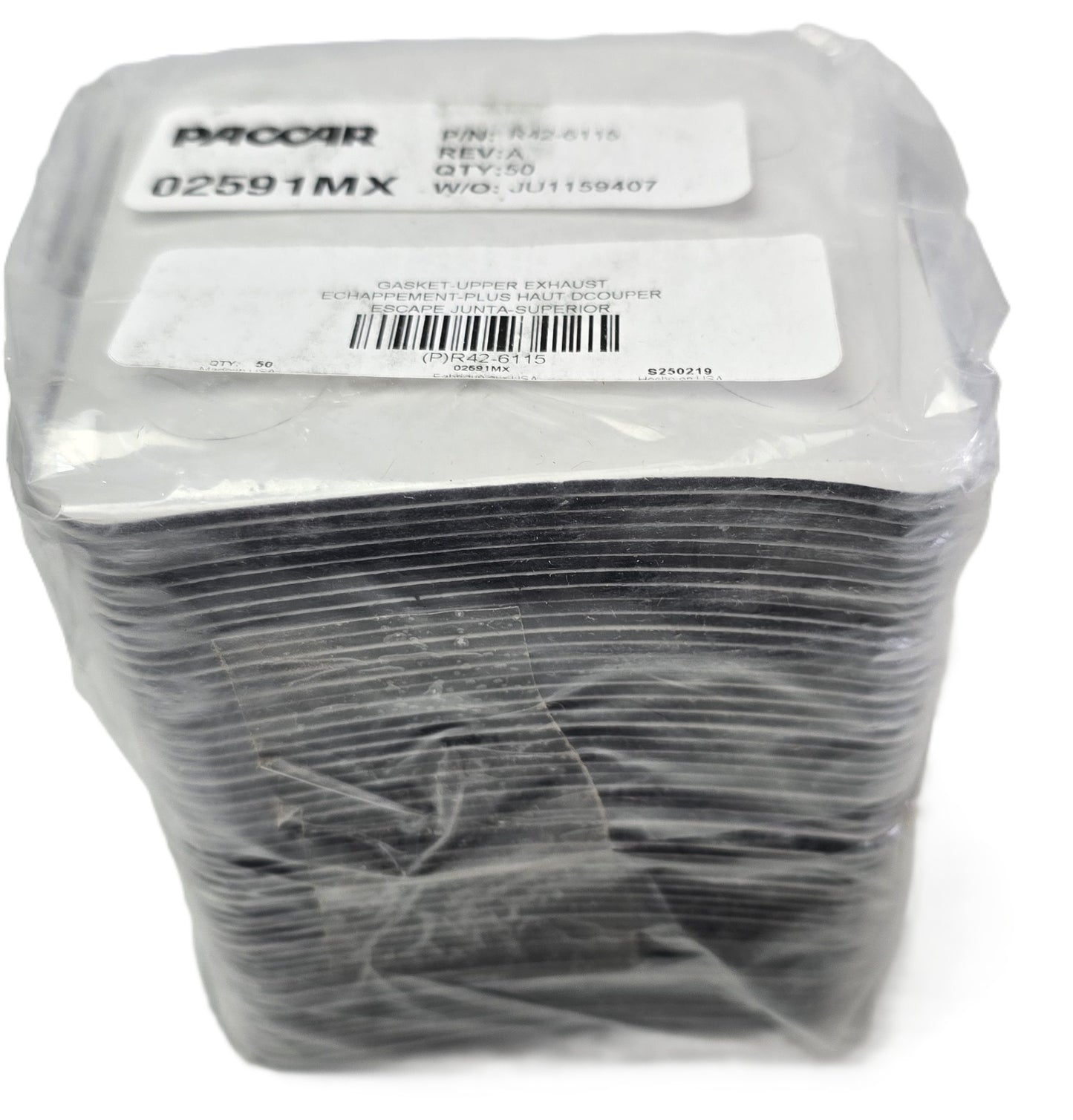 Paccar R42-6115 Upper Exhaust Gasket 02591MX [Pack of 50] (NEW Sealed)
