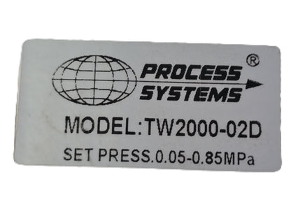 Process Systems TW2000-02D Air Filter Regulator 1/4" 0.05–0.85MPa Pneu FRL Unit