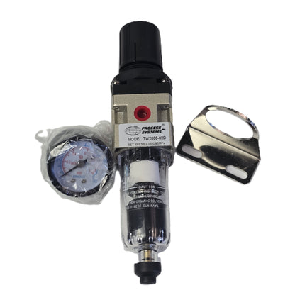Process Systems TW2000-02D Air Filter Regulator 1/4" 0.05–0.85MPa Pneu FRL Unit