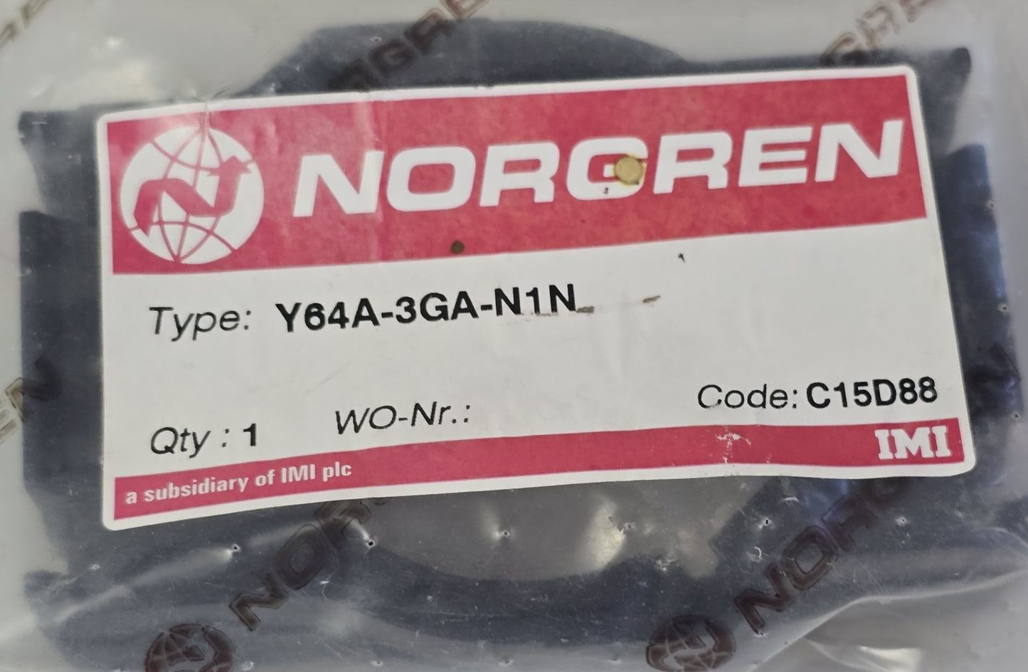 Norgren Y64A-3GA-N1N Olympian Plus Clamp Bracket (NEW)