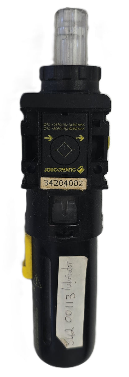 Joucomatic 34204002 Pneumatic Filter Regulator Unit (Pre-owned)