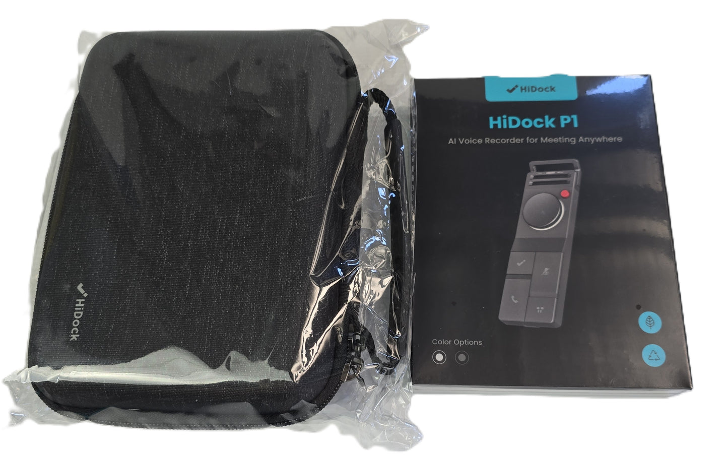 HiDock HDP100SG P1 AI voice recorder Meeting Note-Taker with Case (NEW Sealed)