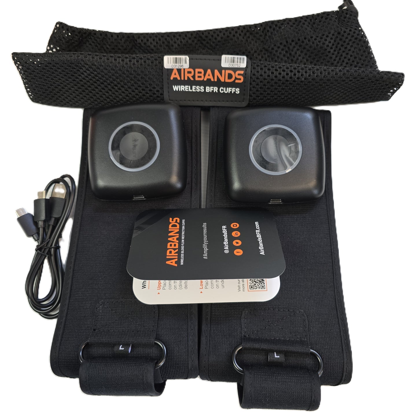 AirBands Large Wireless BFR Cuffs Version 2.0 for Legs (NEW Sealed)