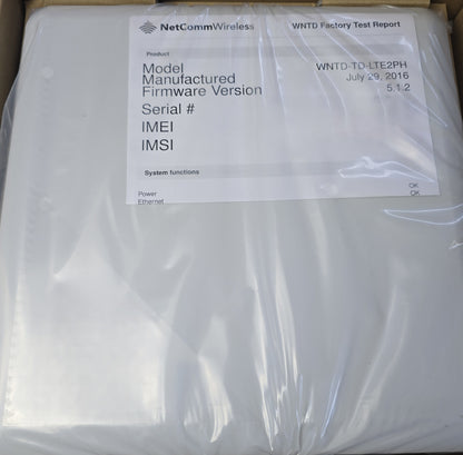 NetComm WNTD-TD-LTE2PH Wireless Outdoor LTE Antenna 26 dBm 16 dBi (NEW In Box)