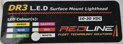 RedLine RL-DR3-W White DR3 LED 3W Perimeter Light Head RedFleet (NEW In Box)