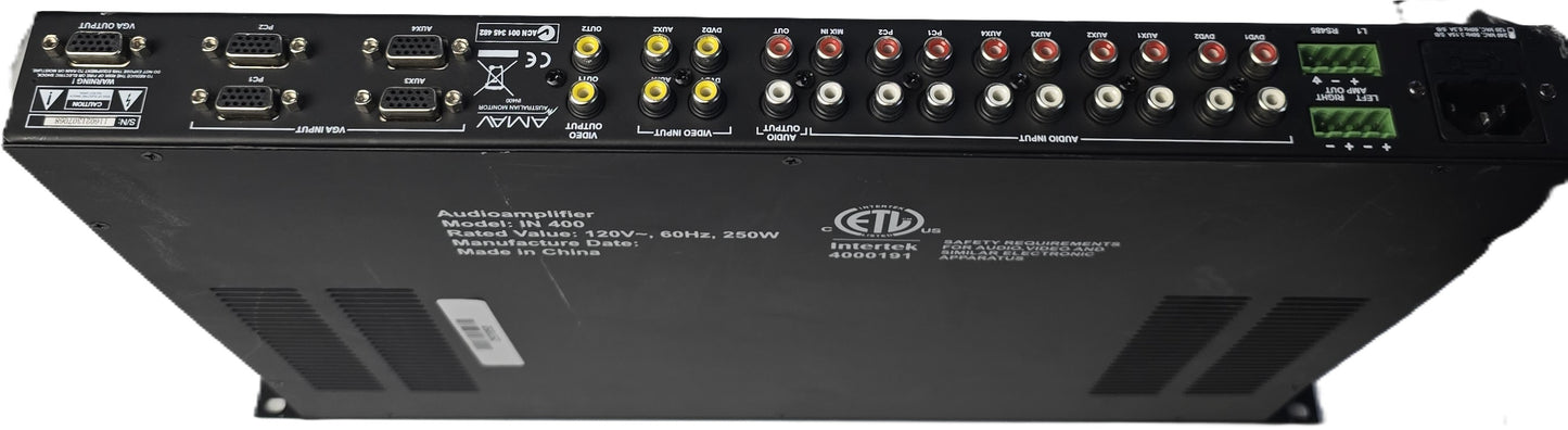 Australian-Monitor IN400 Audio Mixer Amplifier (PreOwned No Acc)