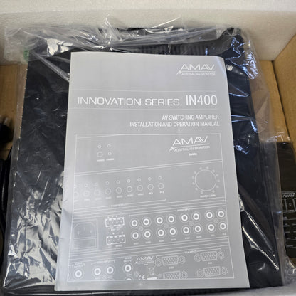 Australian-Monitor IN400 Audio Mixer Amplifier (NEW In Box)