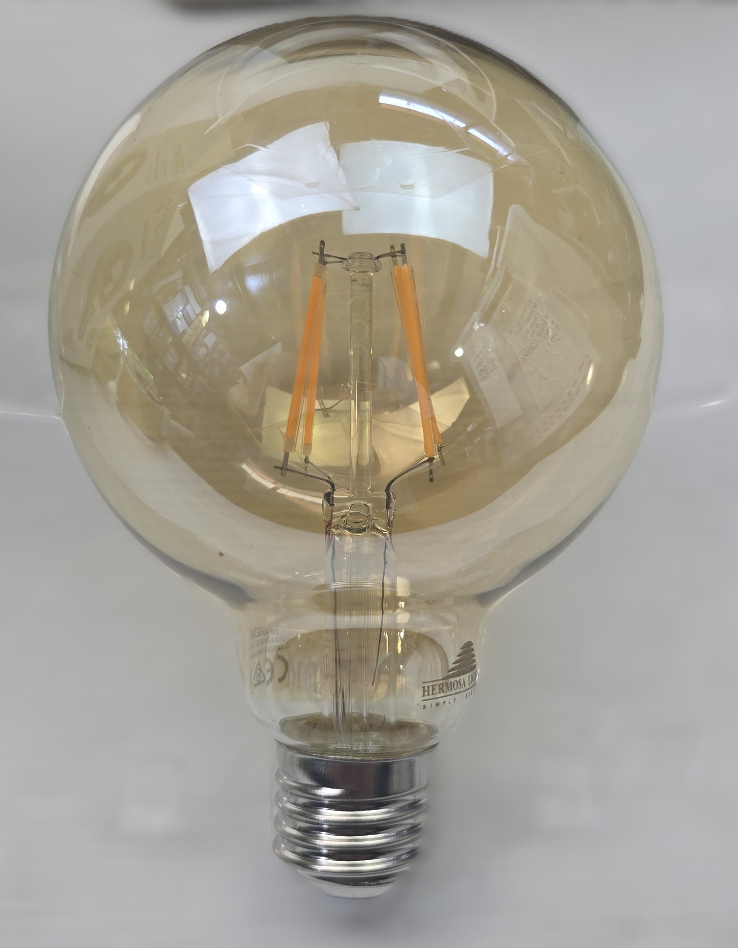 Hermosa HF495E3SM G95 LED Filament Globe 4W E27 Smoked Warm White (NEW)