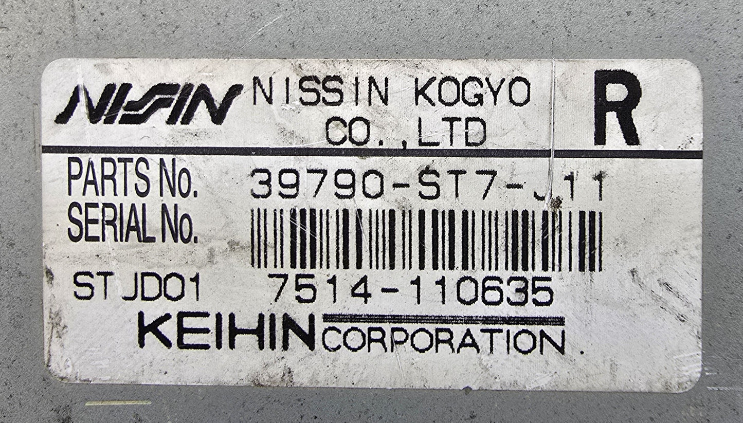 NISSIN-KOGYO 39790-ST7-J11 Engine Control Unit ECU Honda OEM (Pre-owned)