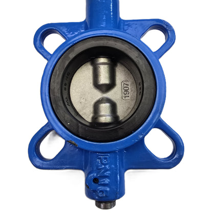 MAXIMUS CIVBFW-065 Cast Iron Wafer Butterfly Valve 65mm PN16 Lever (NEW)