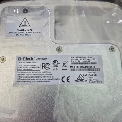 D-Link DAP-2680 Wireless AC1750 Dual-Band PoE Access Point (NEW In Box)