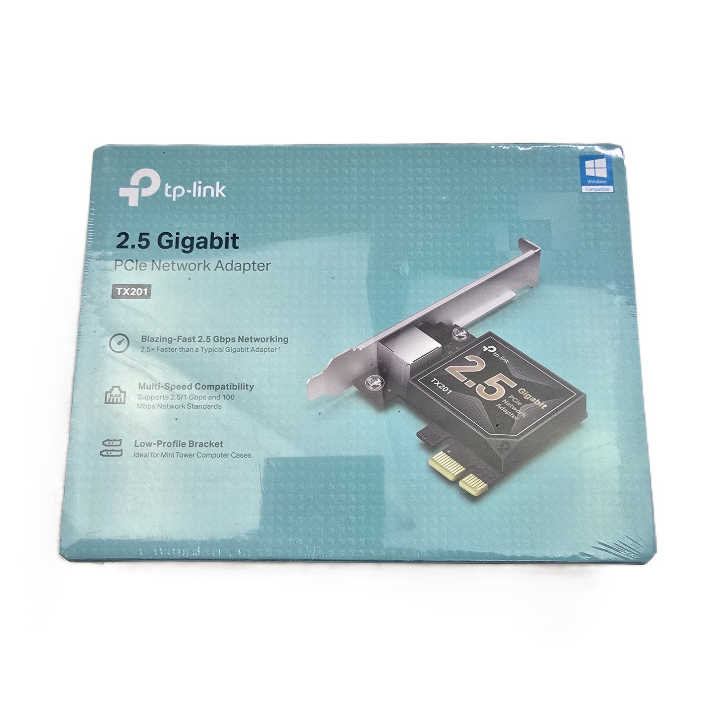 TP-Link TX201 2.5G Gigabit PCI-Express Network Adapter Card Gaming (NEW Sealed)