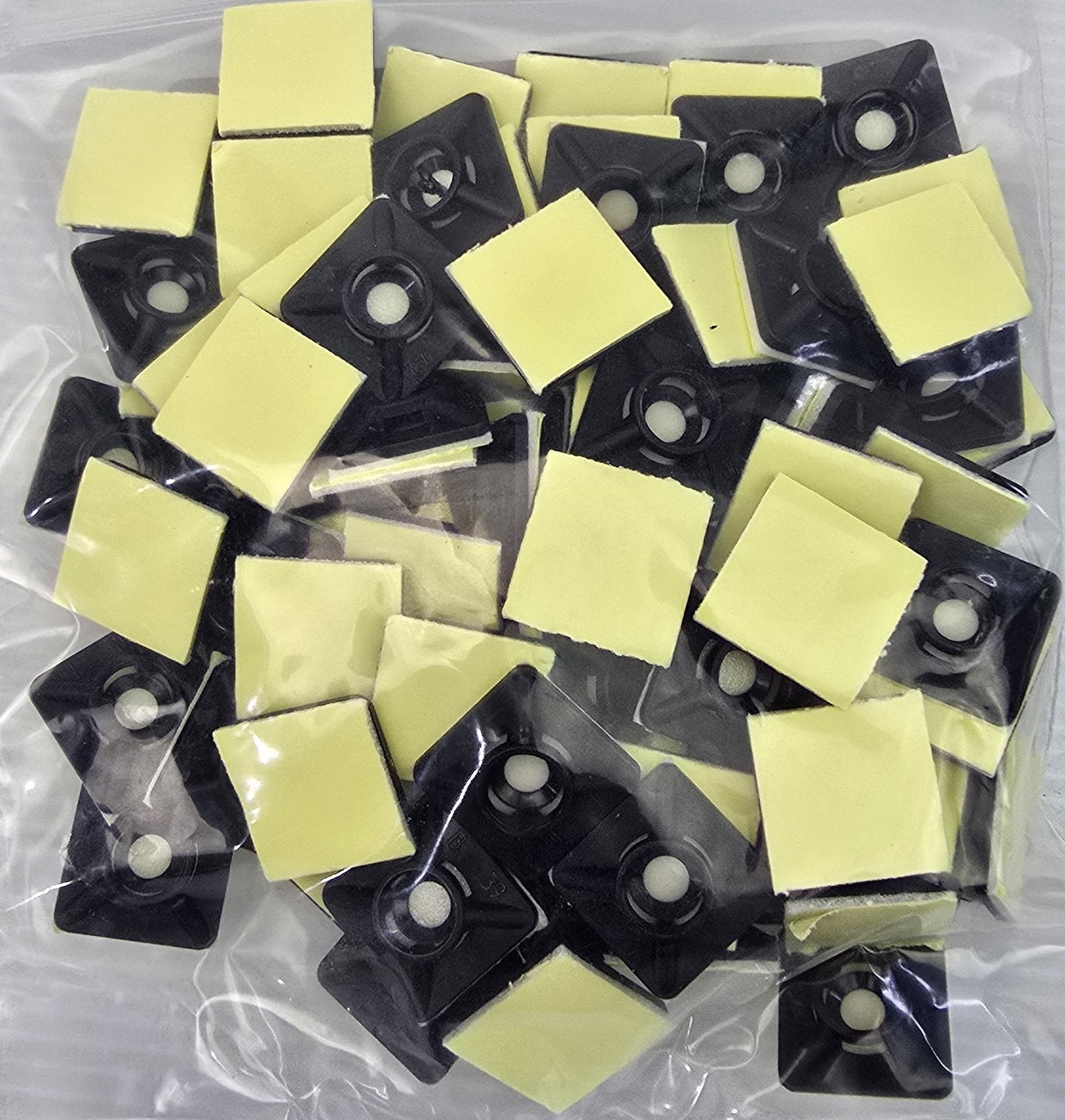 JayLec CT4012 Cable Tie Base/Mount 19x19mm Max 3.5mm [1000Pack] (NEW Sealed)
