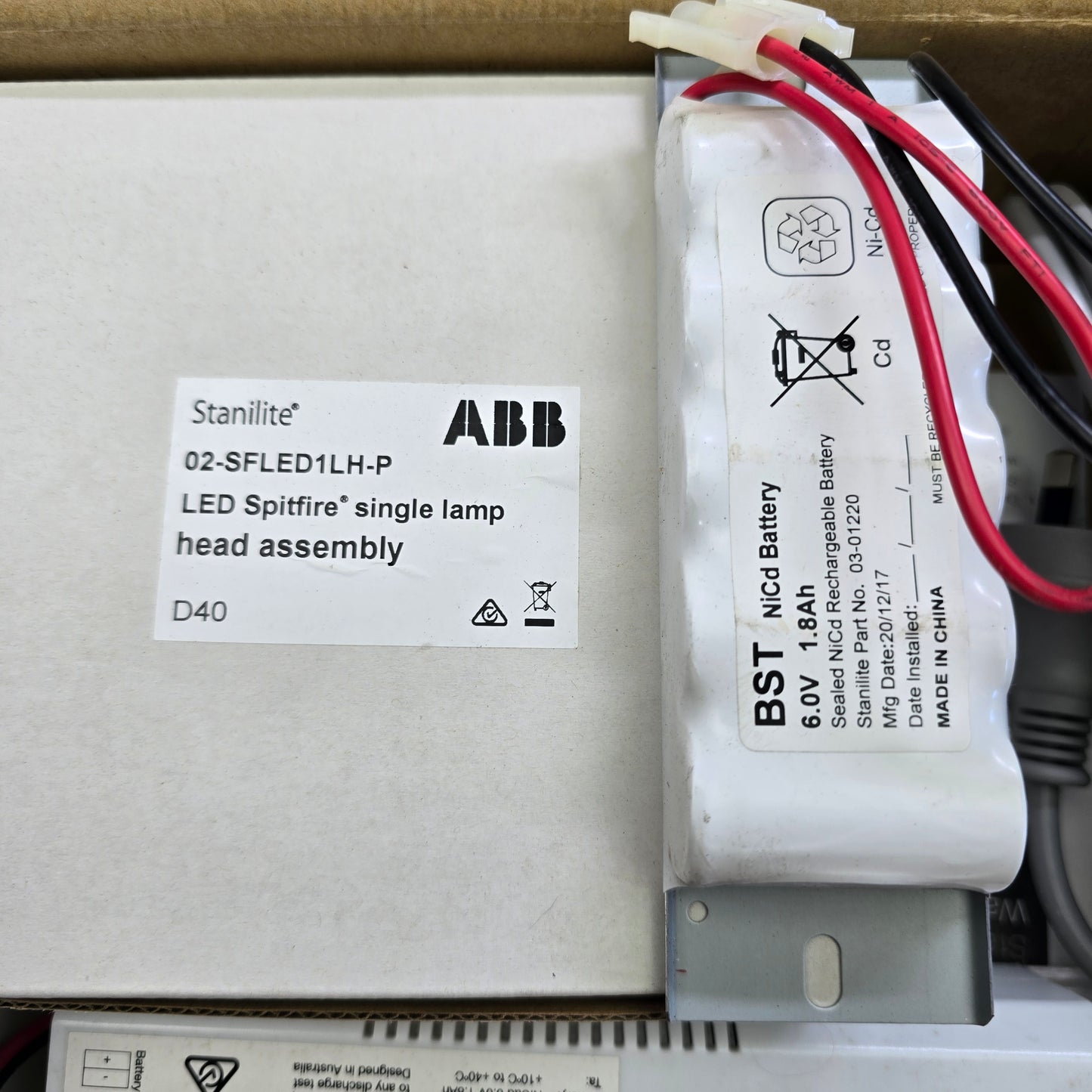 ABB SF1LED LED Spitfire Single Recessed Emergency Light Kit (NEW)