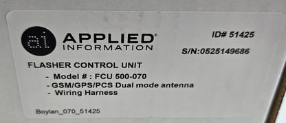 Applied-Information FCU500-070 Flasher Control Unit GSM/GPS PCS (NEW In Box)