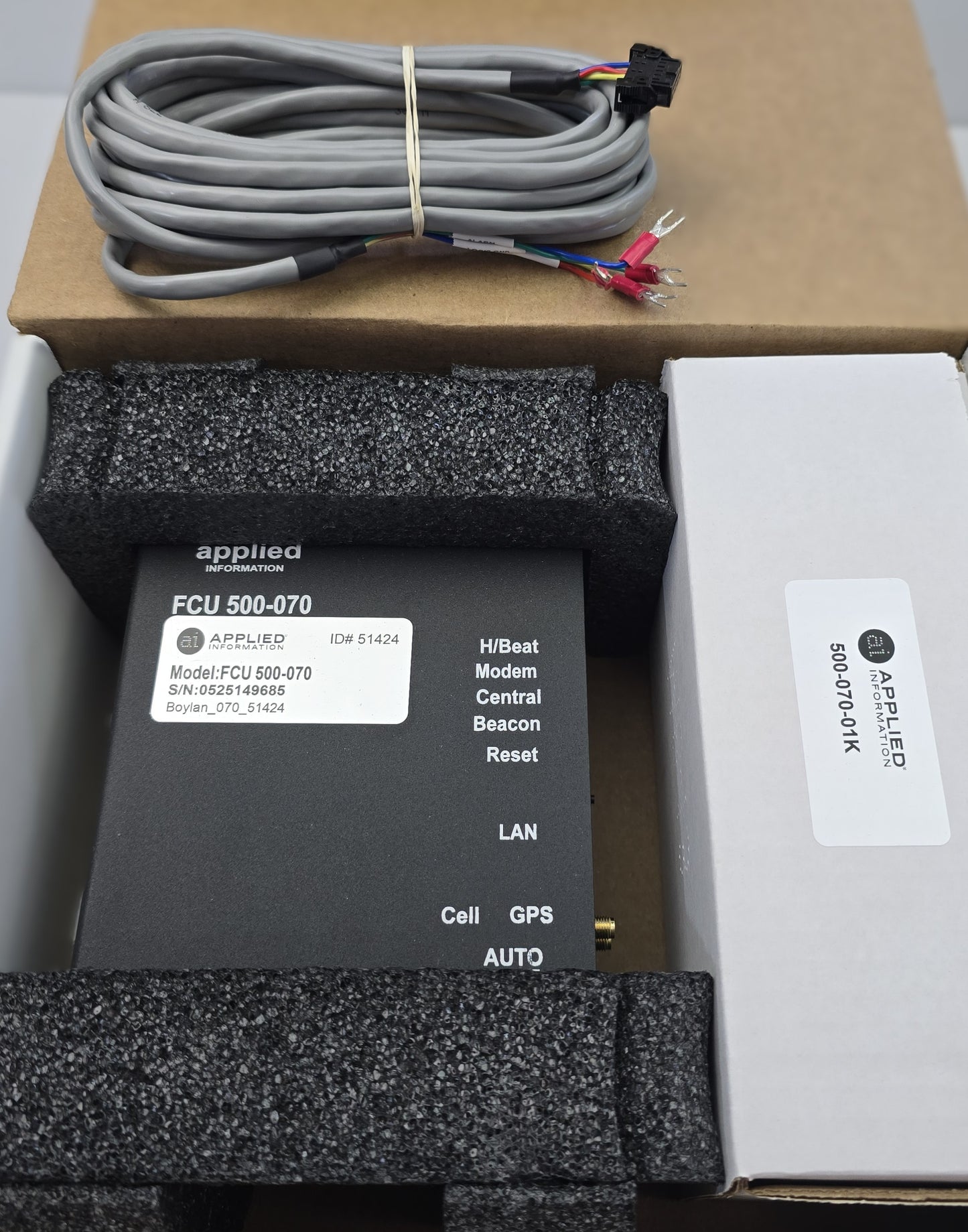 Applied-Information FCU500-070 Flasher Control Unit GSM/GPS PCS (NEW In Box)