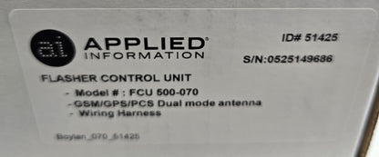 Applied-Information FCU500-070 Flasher Control Unit GSM/GPS PCS (NEW In Box)