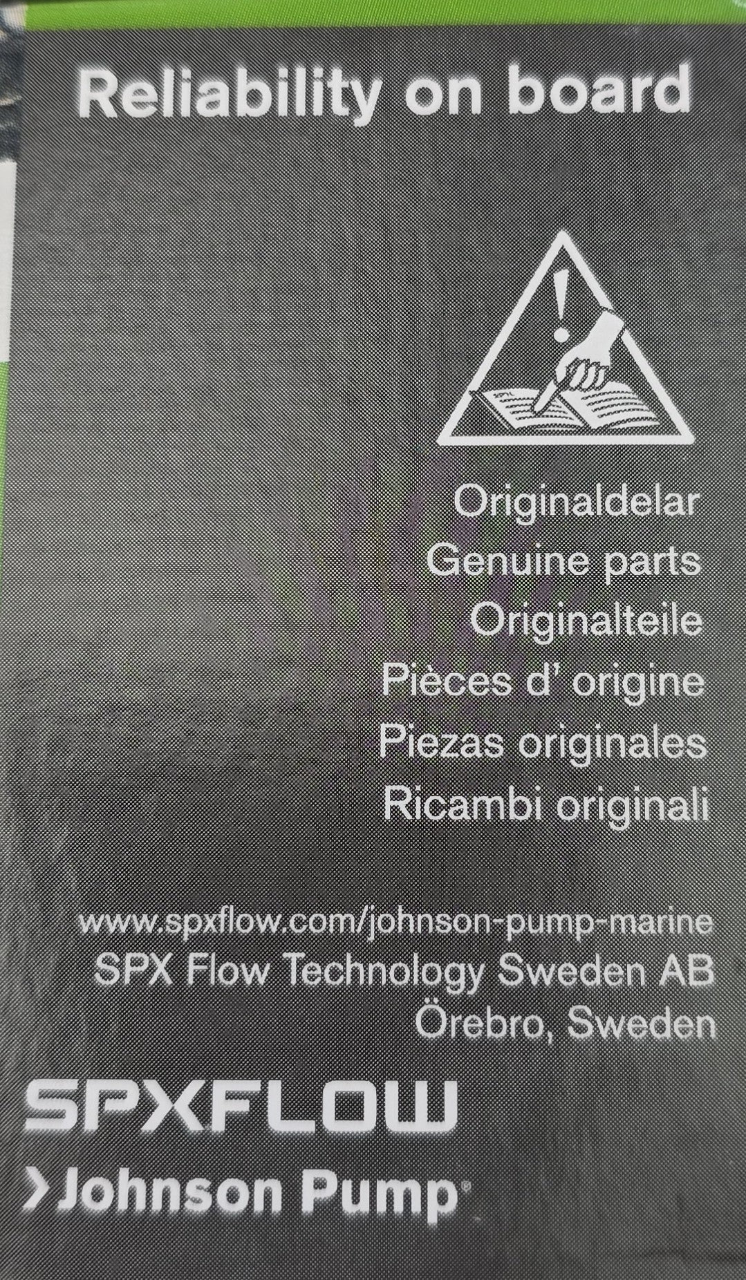 SPXFLOW 09-812B-1 Johnson Pump Sea Water Impeller Kit (NEW In Box)