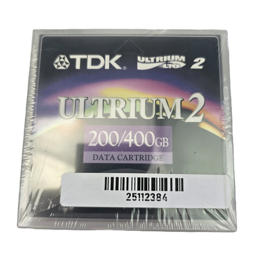 TDK D2405-LTO2 Ultrium 2 LTO Data Cartridge 200GB / 400GB (NEW Sealed)