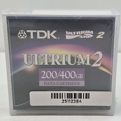 TDK D2405-LTO2 Ultrium 2 LTO Data Cartridge 200GB / 400GB (NEW Sealed)