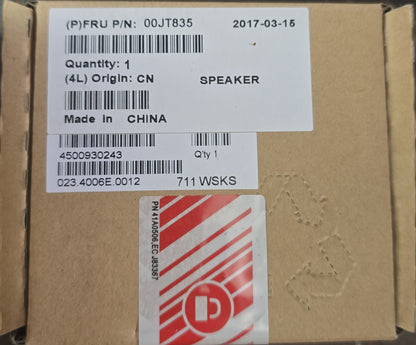 Lenovo 00JT835 Genuine FRU Internal Speaker Assembly ThinkPad X1 (NEW In Box)