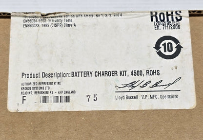 Kronos 8602805-001 Battery Charger Kit 4500 RoHS (NEW Sealed)