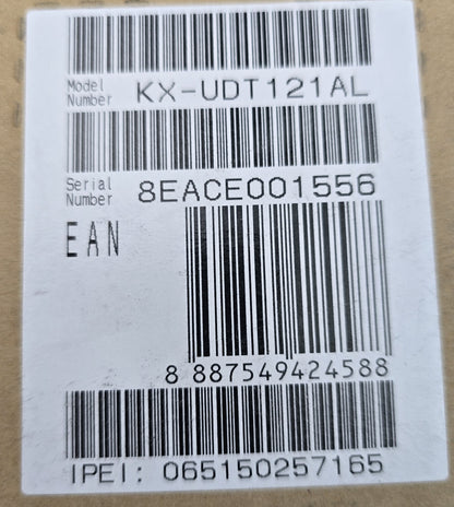 Panasonic KX-UDT121AL DECT Handset Enterprise Wireless Phone (NEW In Box)
