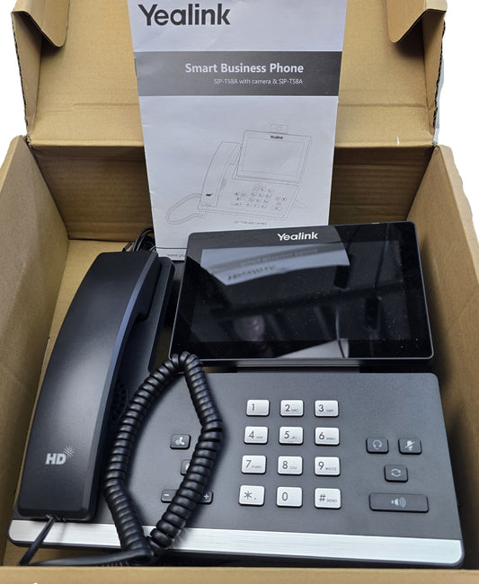 Yealink SIP-T58A Smart IP Phone w/ CAM50 Camera Touchscreen (New Opened)