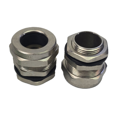CCG 053502 CCG 2 A2 M25 x 1.5 Brass Nickel Cable Gland IP66/68 [10 Pack] (NEW)