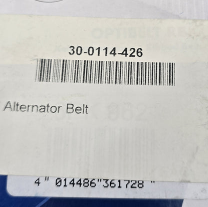 Optibelt 6PK962 Alternator Belt OXE 30-0114-426 (NEW)