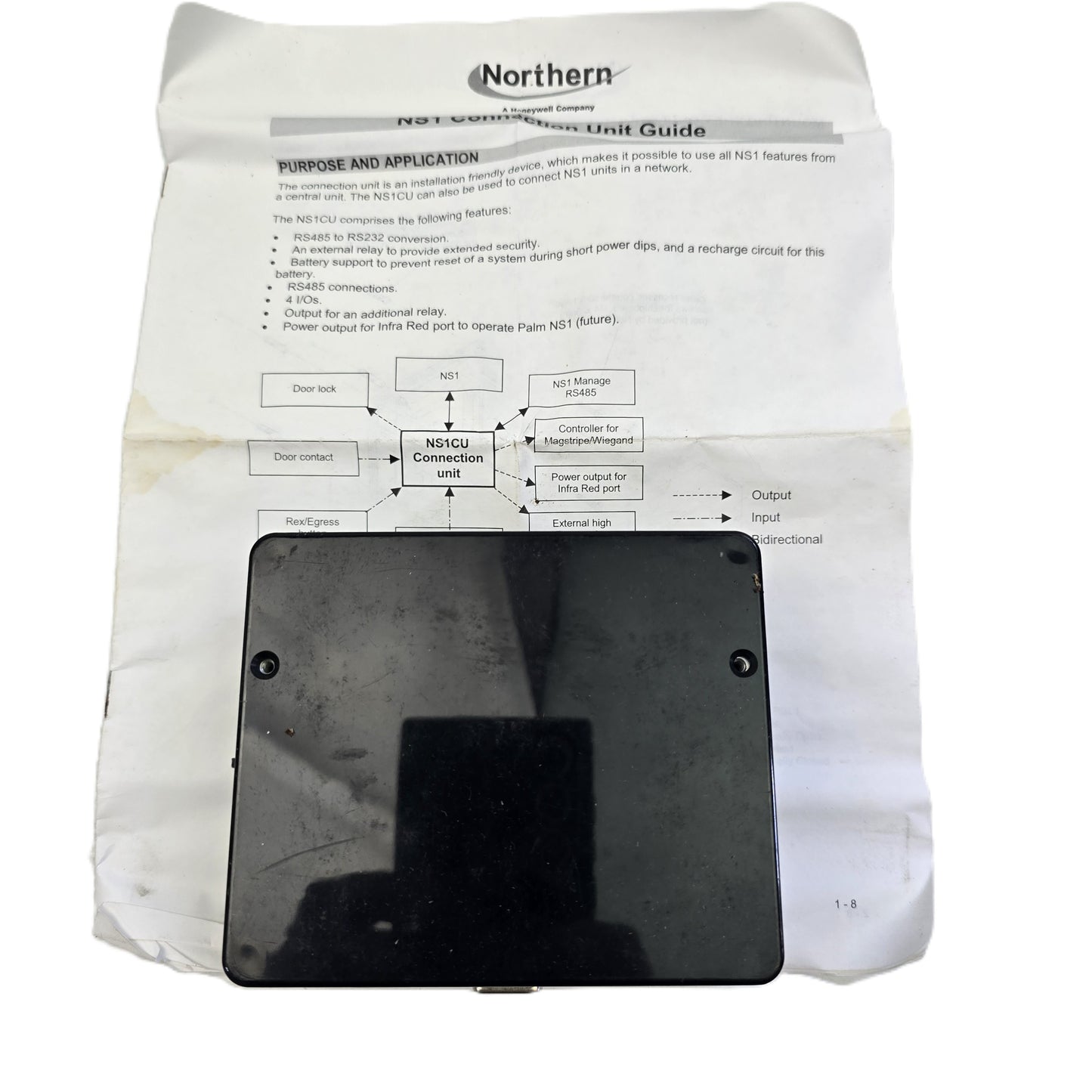 Northern NS1CU NS1 Connection Unit RS485 to RS232 Access Control Interface