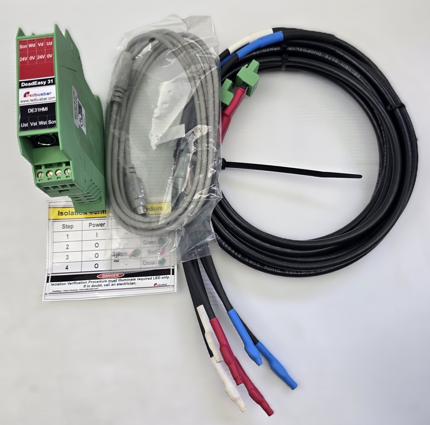 Redbusbar DeadEasy 31 3 Phase Busbar Voltage Tester Isolation Monitor (NEW)