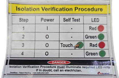 Redbusbar DeadEasy 31 3 Phase Busbar Voltage Tester Isolation Monitor (NEW)