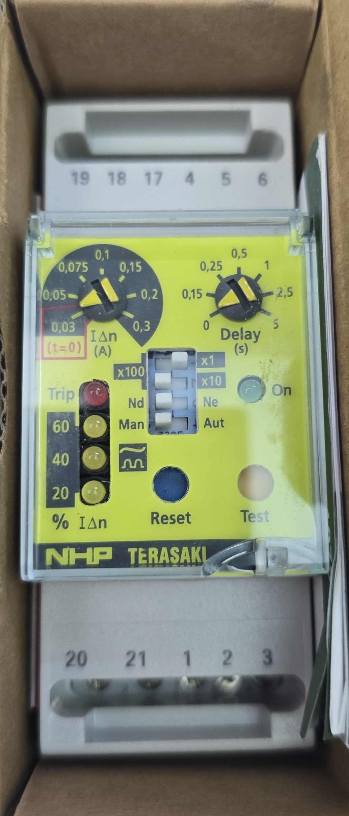 IME RD3AF1HBN Delta D2-S Earth Leakage Relay 150VDC 48VAC (NEW In Box)