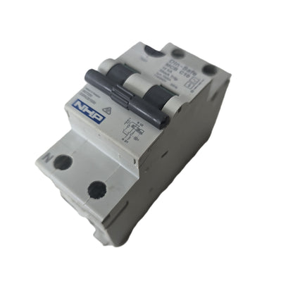 NHP-Terasaki DSRCB1030 Din-Safe RCBO 1P+N 10A 30mA 10kA C Curve (Spares Stock)