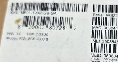 Cradlepoint R1900-5GB WiFi 6 5G Cellular Router MB01-19005GB-GA (New Opened)