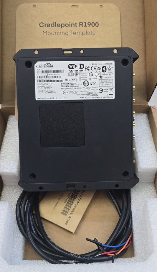 Cradlepoint R1900-5GB WiFi 6 5G Cellular Router MB01-19005GB-GA (New Opened)